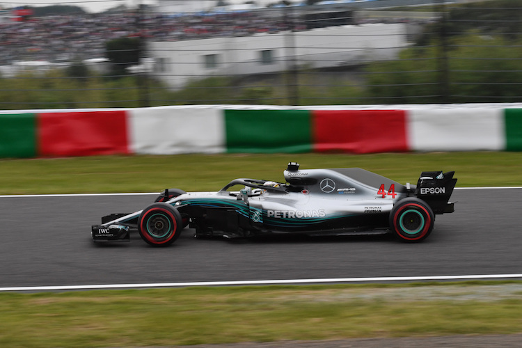Lewis Hamilton war am Trainingsfreitag in Suzuka nicht zu schlagen