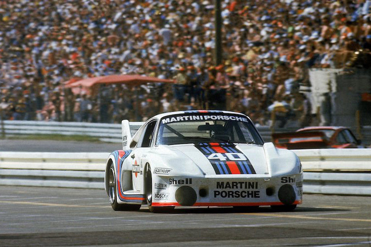 Mit dem Porsche 935 bei der DRM auf dem Norisring 1977