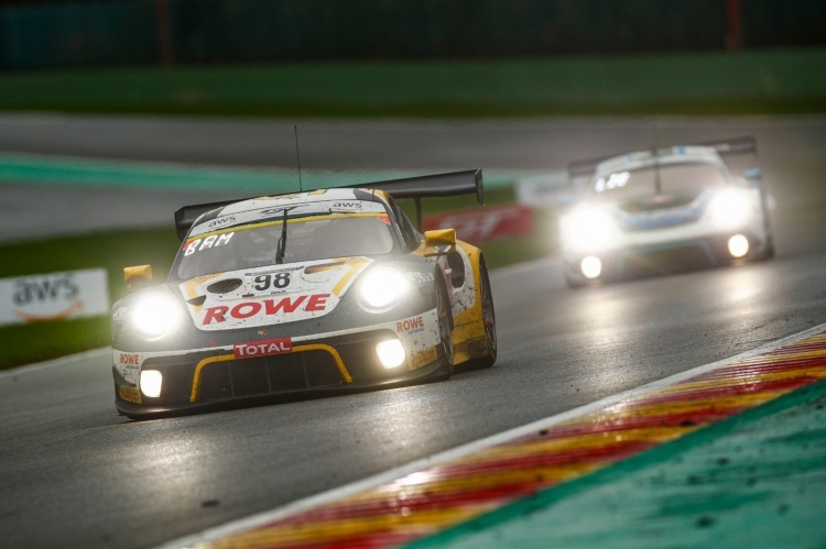 Gewann die 24h von Spa 2020: Der Porsche 911 GT3 R von Rowe Racing