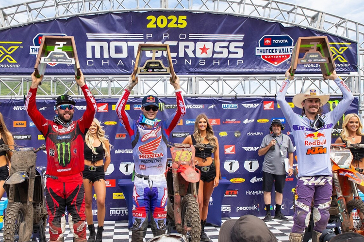 Das 450er Podium in Thunder Valley