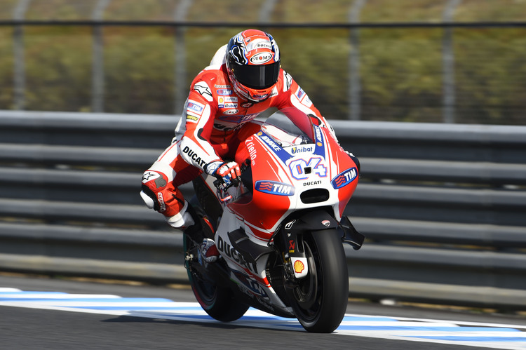 Andrea Dovizioso auf der Ducati: 2016 mit sieben statt 12 Motoren für die Saison