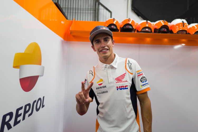 Wann Marc Márquez (hier im September in Catalunya) wieder zum Repsol Honda Team stoßen wird, bleibt unklar