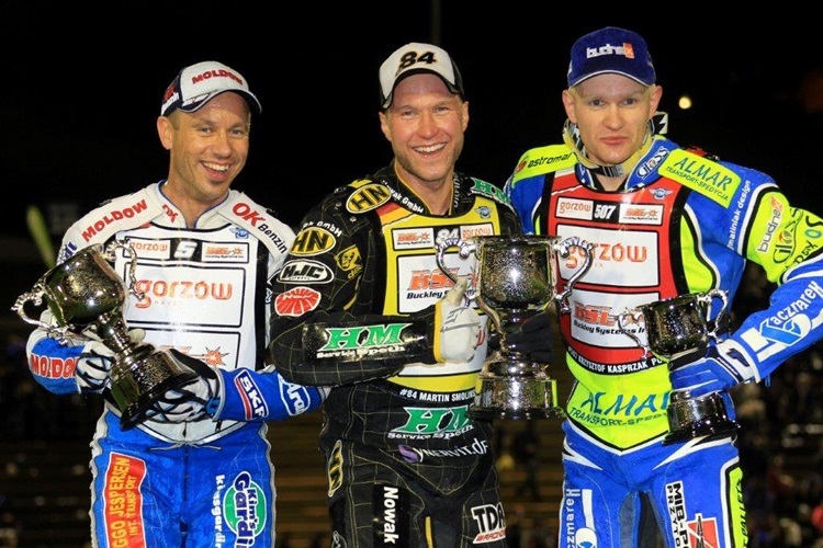 Martin Smolinski, Nicki Pedersen und Krzysztof Kasprzak