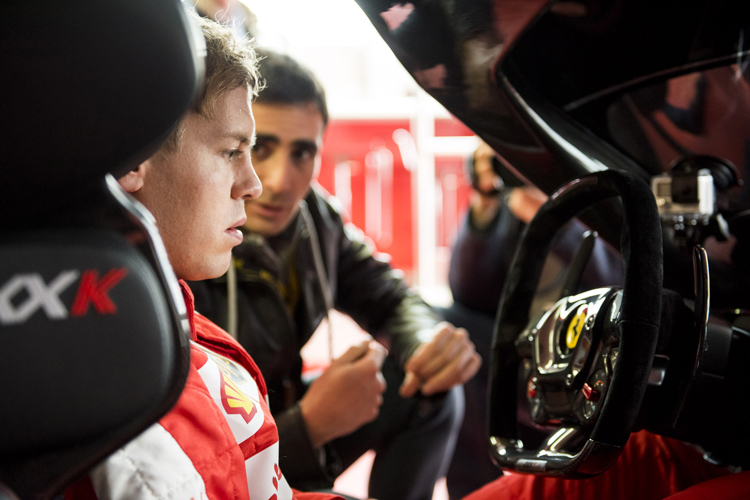 Akribische Vorbereitung: Sebastian Vettel im FXX K