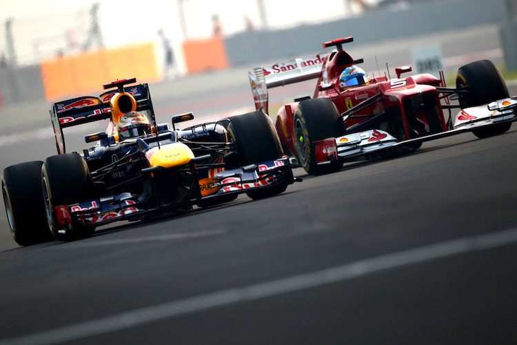 Sebastian Vettel gegen Fernando Alonso 2012