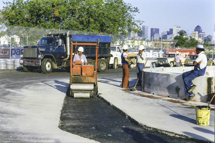 Dallas 1984: Die Piste hielt den Temperaturen nicht stand