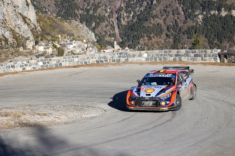 Thierry Neuville bei der Rallye Monte Carlo