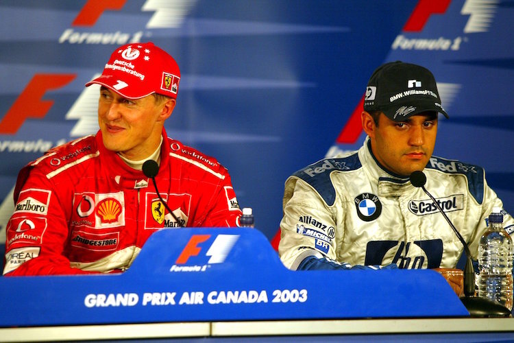 JPM und Michael Schumacher in Montreal 2003