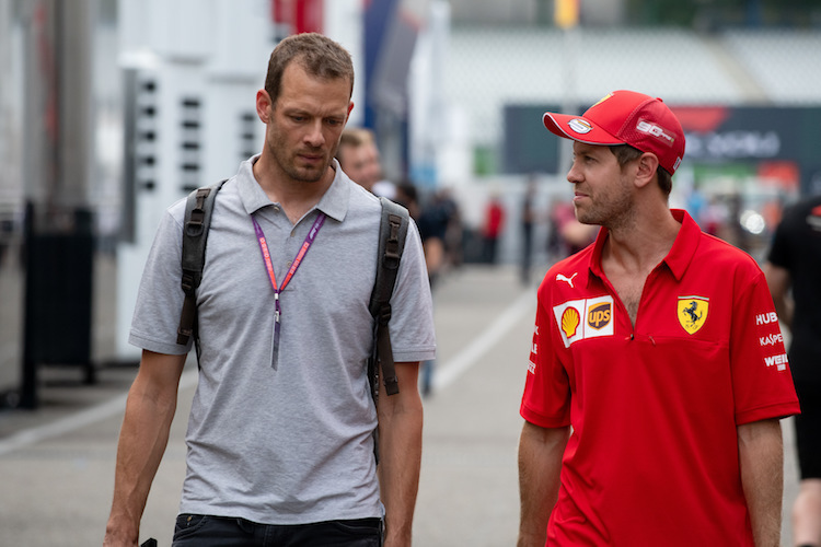 Alex Wurz und Sebastian Vettel