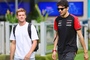 Früher bei Haas und heute bei Haas: Mick Schumacher (l.) und Esteban Ocon. Die beiden Fahrer sind privat befreundet