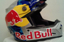 Das berühmte Helmdesign von Red Bull