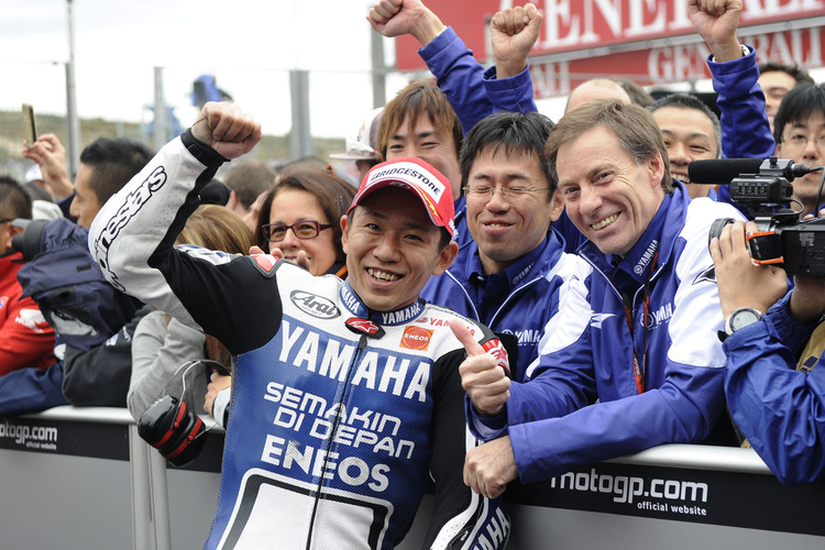 Freude bei Yamaha: Nakasuga eroberte einen Podestplatz