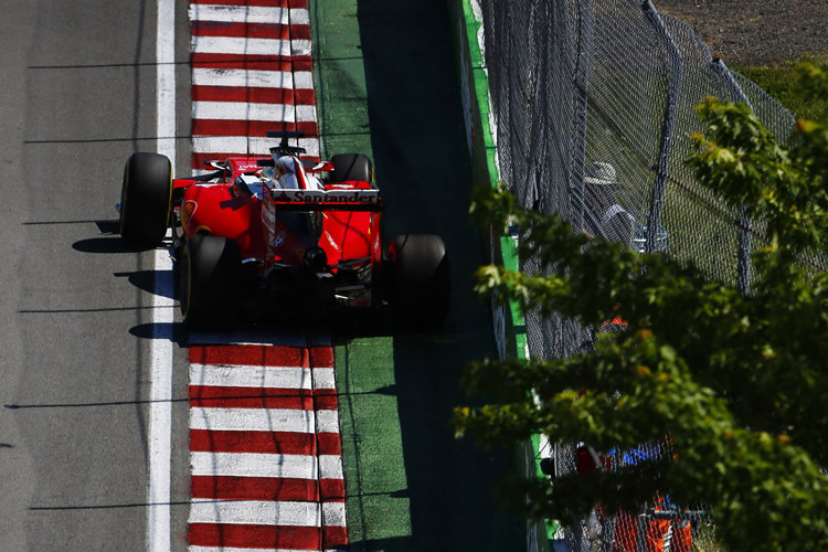 Sebastian Vettel: «das Auto funktioniert hier aber gut, da ist nichts krumm»