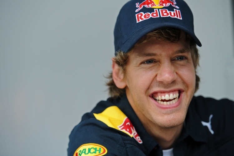 06 Sebastian Vettel freut sich auf das Rennen