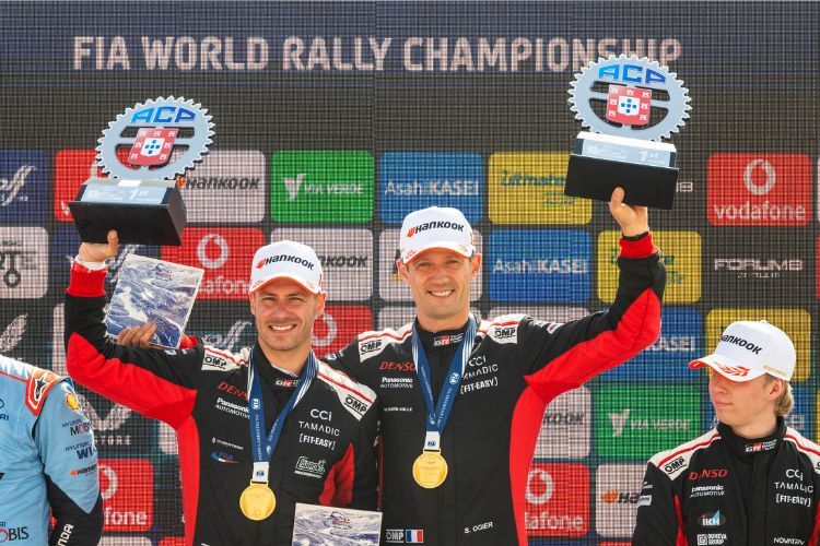 Der Teilzeitprogrammfahrer Sebastien Ogier sicherte sich mit Beifahrer Vincent Landais den Portugal-Sieg