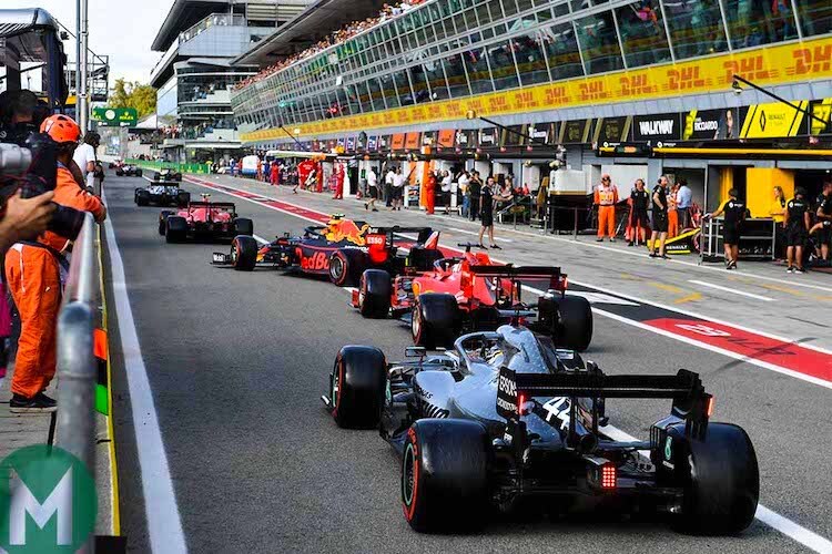 Die Fahrer gehen in Monza ins Abschlusstraining