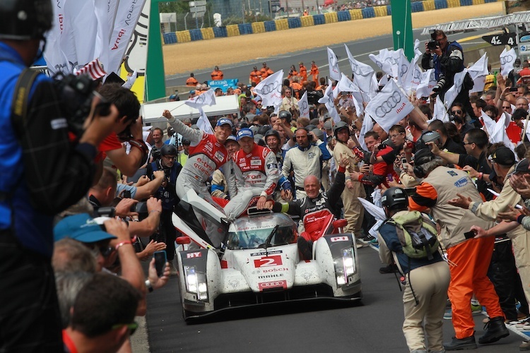 Audi errang in Le Mans 12 Siege