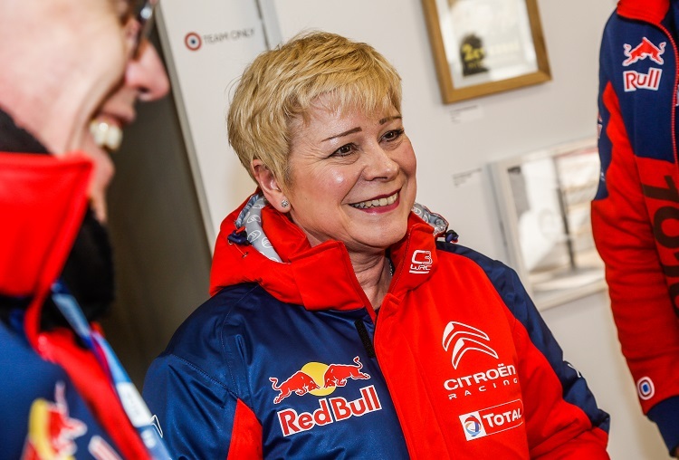 Die Citroën-Chefin Linda Jackson bei der Rallye Monte Carlo