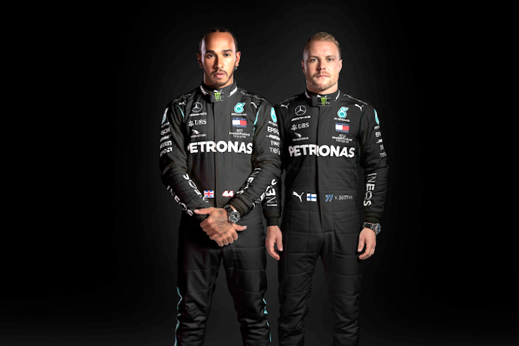 Lewis Hamilton und Valtteri Bottas in neuen Farben