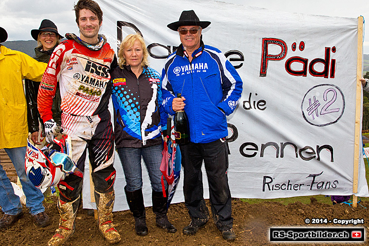Patrick Walther mit seinen Eltern