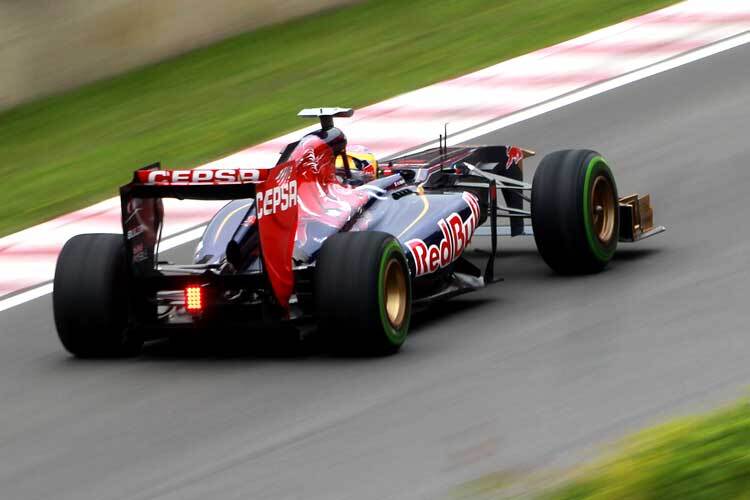 Jean-Éric Vergne zeigte der Konkurrenz  in Kanada das Heck seines Toro Rosso