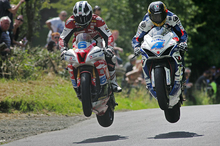 Die nationalen Rennen wie hier in Armoy sind Garanten für viel Action