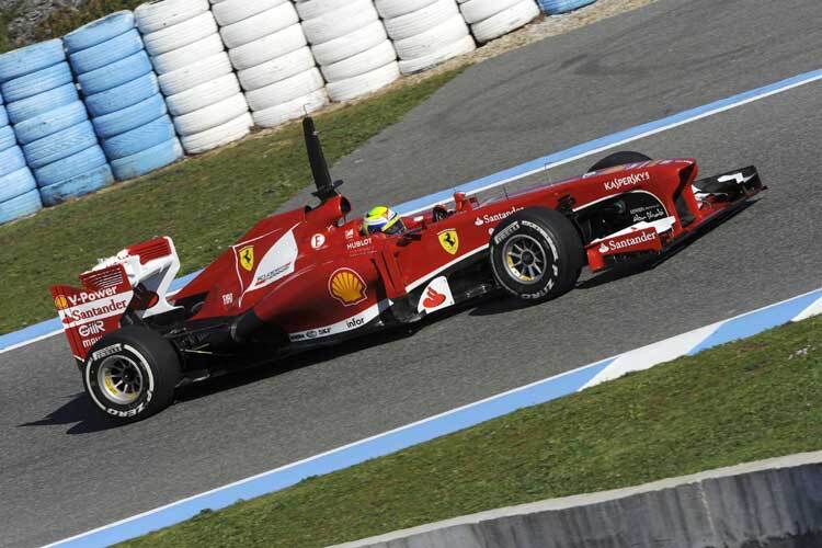 Felipe Massa im Auto vom anderen Stern