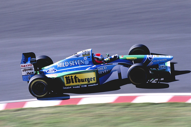 Johnny Herbert 1994 im Benetton