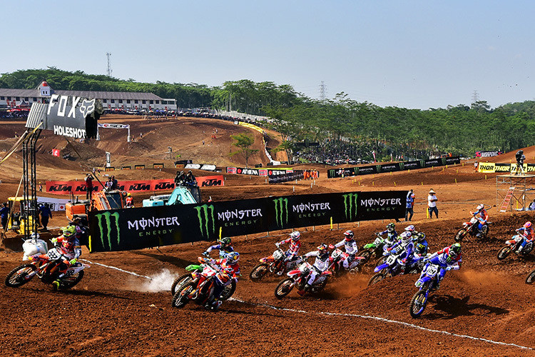 Die Motocross-WM gastiert im indonesischen Semarang auf der Insel Java