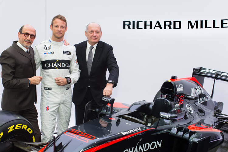 McLaren Honda Neue Partnerschaft mit Richard Mille Formel 1