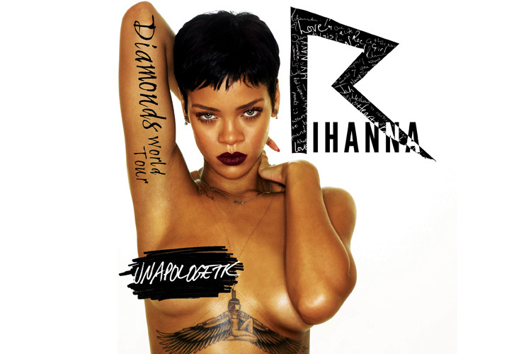Die umwerfende Rihanna tritt mit ihrer Diamonds-Tour in Singapur auf