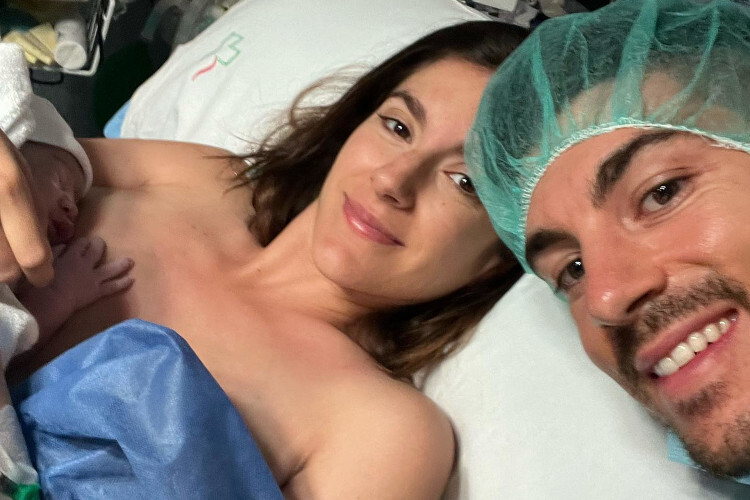 Blanca, Raquel und Maverick Viñales 