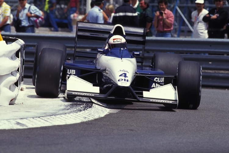 1992 mit Tyrrell iin Monaco