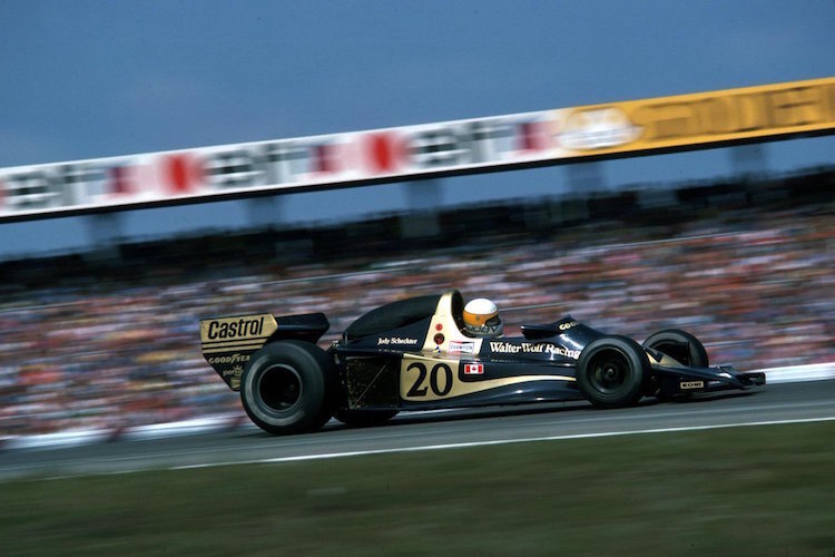 Scheckter 1977 im Wolf-Rennwagen