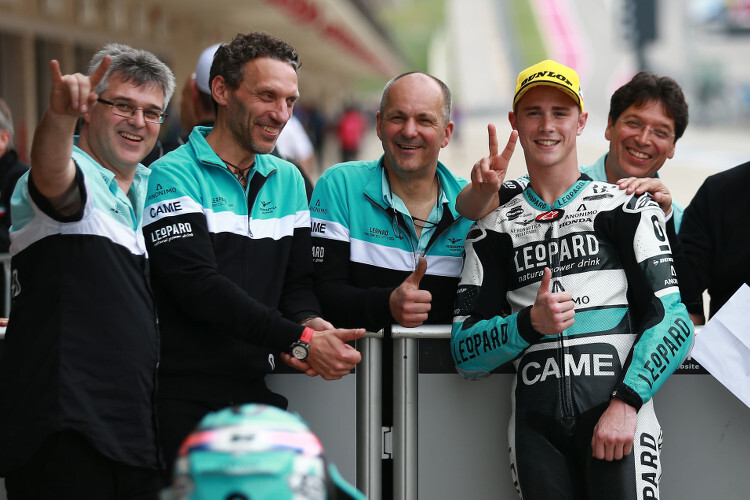 2016 treten Danny Kent und Miguel Oliveira für Leopard Racing in der Moto2-Klasse an