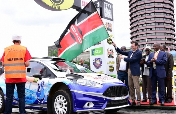 Die Safari-Rallye startet in Nairobi