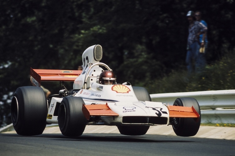 Ian Ashley auf dem Nürburgring 1974 in einem Token-Rennwagen