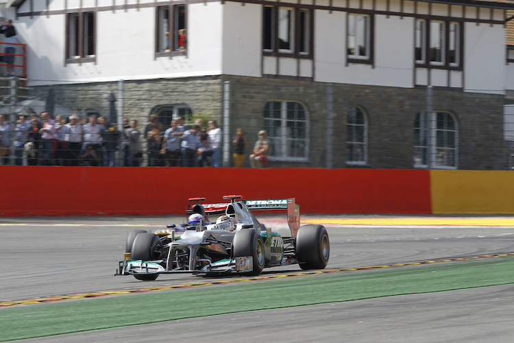 Michael Schumacher 2012 in Spa