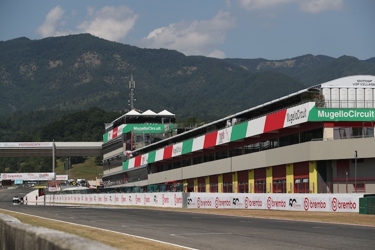 1141 Meter: Die Start- und Zielgerade des Autodromo in Mugello
