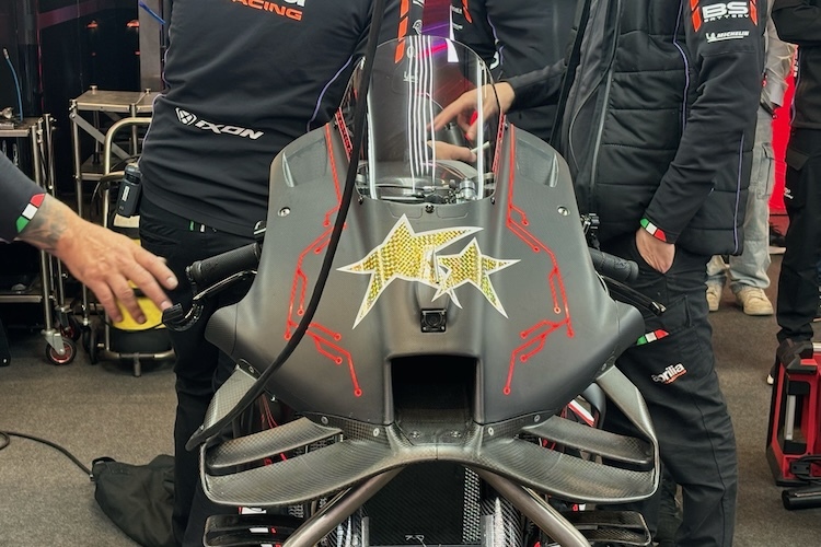 Die Aprilia RS-GP von Weltmeister Jorge Martin