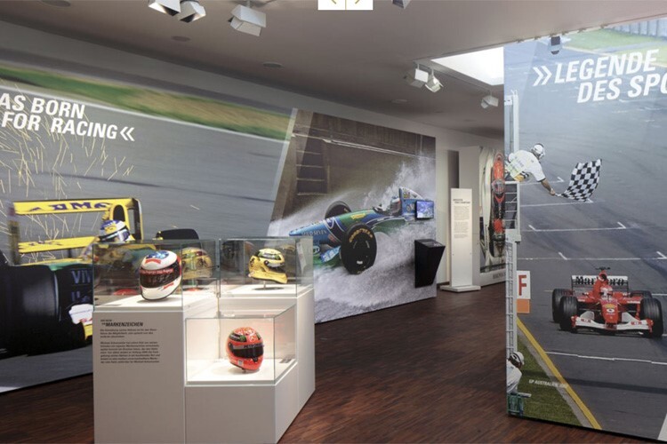 Blick in die Schumacher-Ausstellung