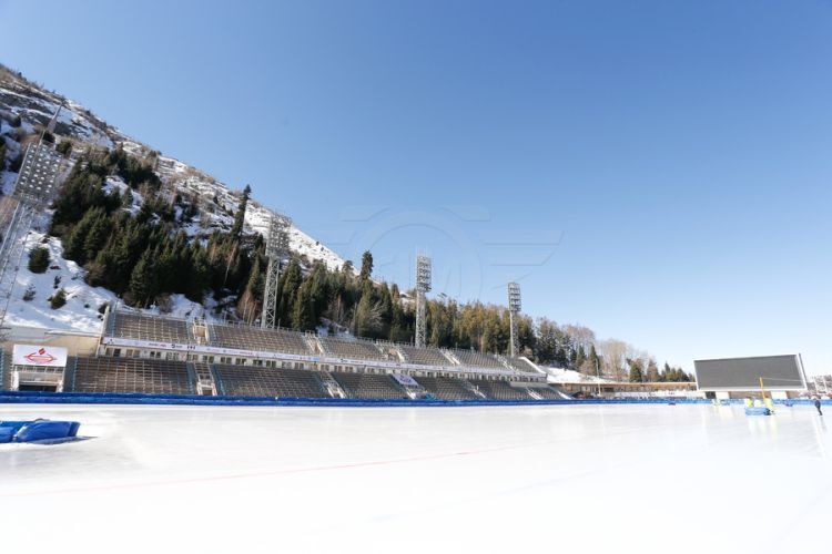 Eisspeedway-GP Almaty 2016 - Stadion