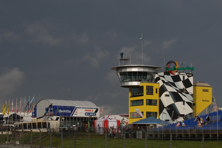Das Wetter beim Sachsenring-GP war nicht gerade optimal