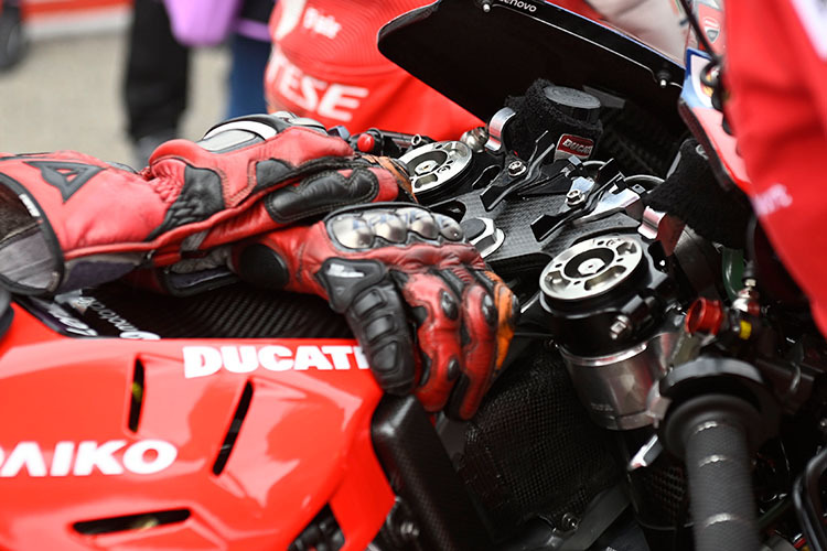 Das Ducati-Corse-Cockpit 2021