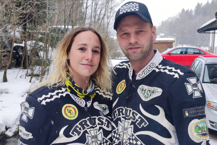 Florian Kreuzmayr und Jasmin Staudacher sind auf der Bahn und auch privat ein Team