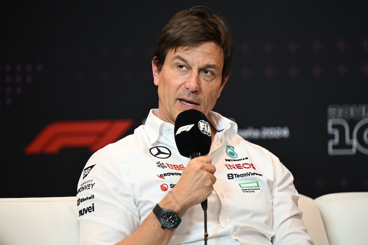 Mercedes-Teamchef Toto Wolff sagte über das Quali-Ergebnis in Spanien: «Das ist nicht überragend»