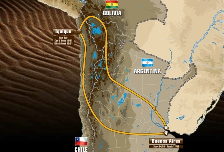 Die Rallye Dakar 2015