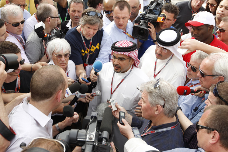 Der Kronprinz gibt Auskunft