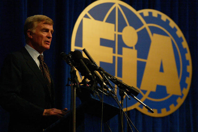 FIA-Präsident Max Mosley