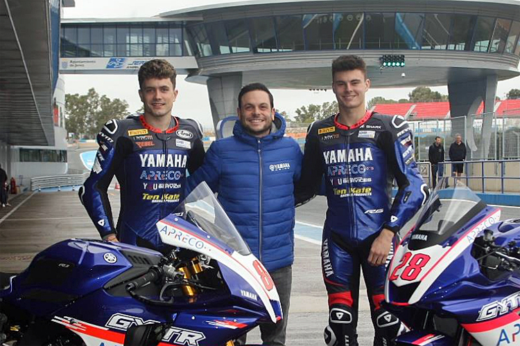 Twan Smits, Sandro Cortese und Lennox Lehmann